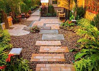 xeriscape, malçlama